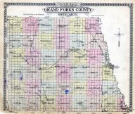 Grand Forks County Outline Map, Grand Forks County 1927